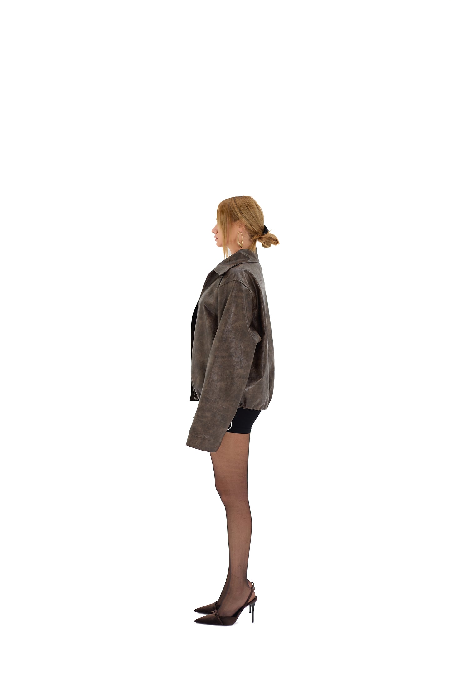 THE CROC IN BURNT BROWN