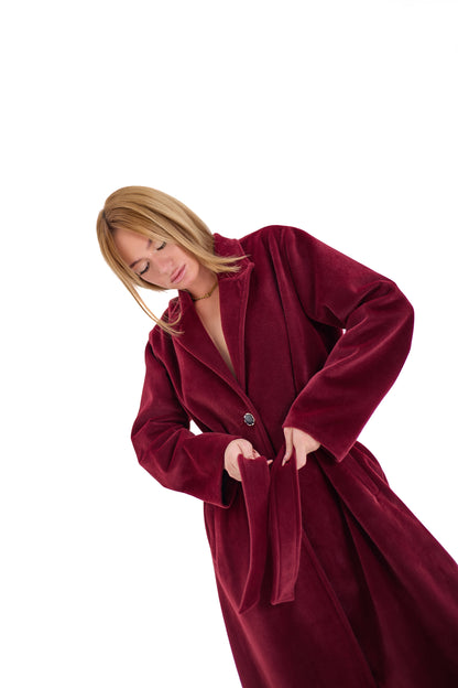THE BURGUNDY COAT