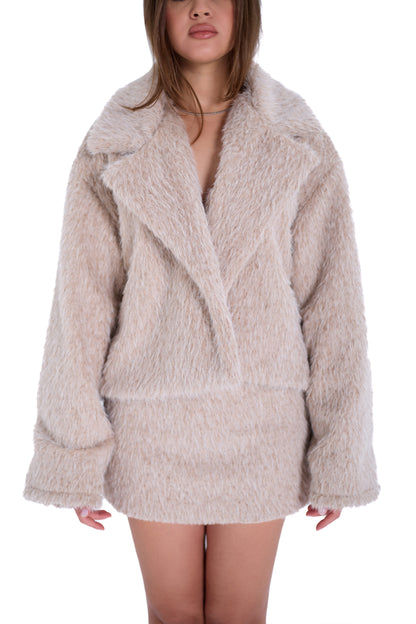 THE FUR IN OFF-WHITE